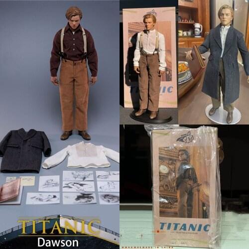 CHONG C001 Collectible 1/6 Scale Male Titanic Jack Leonardo Full Set Action Figure Model for Fans Holiday Gifts