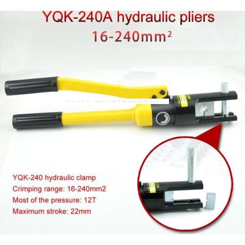 Hydraulic crimping tool 16-240mm Crimping range YQK-2401pcs
