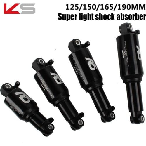 KS A5 Dual / Solo Air Rear Shock Bike Double Single Air Chamber Pressure Mountain Bicycle Rear Shock Absorber 125 150 165mm Part