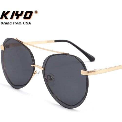 KIYO Brand 2020 New Women MenPolarized Sunglasses Metal Fashion Sun Glasses High Quality UV400 Driving Eyewear 8973
