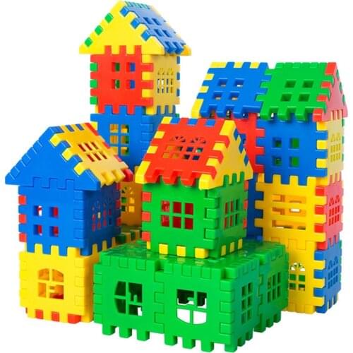 3D Bricks Toy Plastic Children Building Bricks Toys Kids DIY Set Boys Educational Toy Building block building development toys