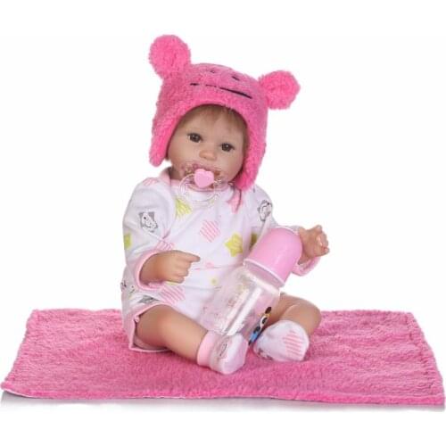 40cm Reborn Dolls Baby Soft Toys for Children,15 Inch Silicone Reborn Dolls Newborn Baby Doll for Girls