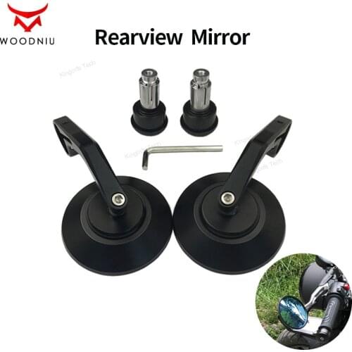 For Super SOCO Scooter Modified Accessories Retro Motorcycle Rearview Mirror Longjia V Coffee Side Mirrors General Use