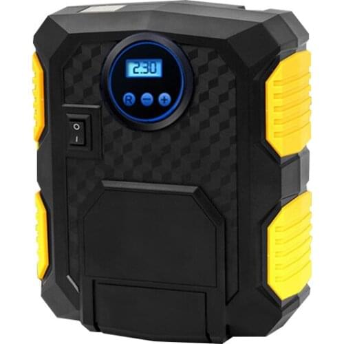 Liplasting 120W Digital Display Tire Inflator DC12V Electric Car Air Compressor Pump LED Light Digital Inflatable Pump