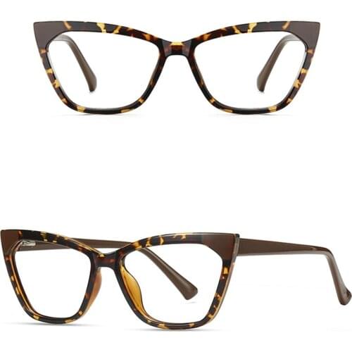 Womens Anti Blue Ray Computer Glasses Ladies Blue Light Blocking Readers for Women Eye Cats Replaceable Lens Spectacles Frames