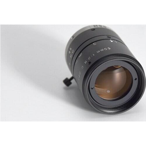 Used original Optart MK5028 megapixel fixed focus industrial lens 50mm 1:2.8 C M25.5