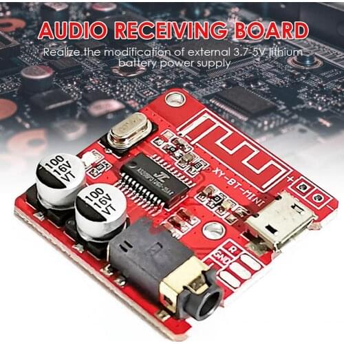 Audio Receiving Board For Bluetooth Pairing Speaker Module 5.0 MP3 Lossless Decoder Board Wireless Stereo Music Module 3.7-5V