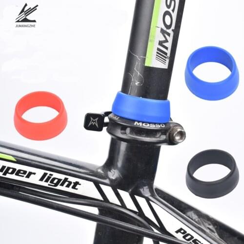 Mountain Bike Seat Post Rubber Ring Dust Cover Cycling Silicone Waterproof Bicycle Seatpost Protective Case bicycle accessories