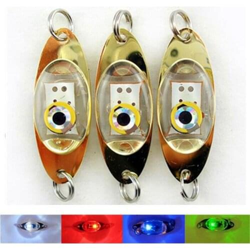 5Pcs LED Fishing Lure Deep Drop Underwater Eye Fish Flash Lamp Blink Fishing Tackle Electronic Swimbait Wobblers