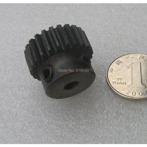 Spur Gear pinion 1M 24T 24Teeth Mod 1 Width 10mm Bore 6mm 8mm 10mm Right Teeth gear rack transmission RC for Car tank