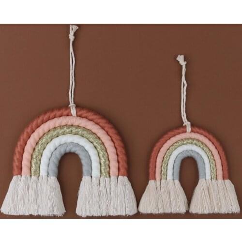 Nordic Kids Room Rainbow Hanging Decoration Rainbow Wall Hanging Decor Kids Room Decoration Accessories Room Decor