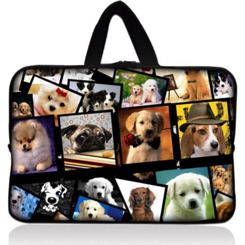 Dogs Laptop Sleeve Bag For Macbook Air Retina 11 12 13 15 Touch Bar Case For Xiaomi Pro 15.6 Women Men Matte Cover