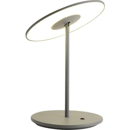 Modern Flying Saucer Iron Table Lamps Bedroom Bedside Romantic Nordic Study Room Desk Engineering Hotel Table Lights Lighting