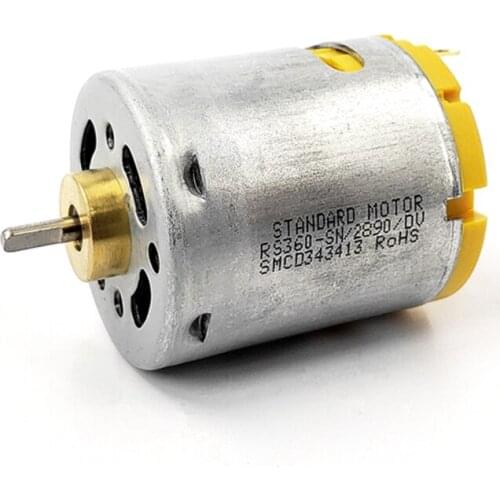 Standard RS360-SN/2890/DV Motor Electric DC 6V-12V 7.2V 9V Strong Magnetic Remote Control Car Toy Ship Model Large Torque