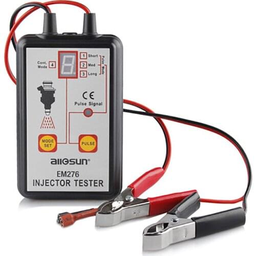 Fuel Pressure Tester EM276 Injector Tester Fuel Injector 4 Pluse Modes Tester Powerful Fuel Pump System Diagnostics Analyzer