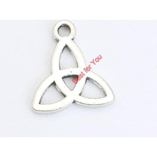 Tibetan Silver Plated Triangle Charms Pendants for Necklace Bracelets Jewelry Making DIY Handmade 16X14mm