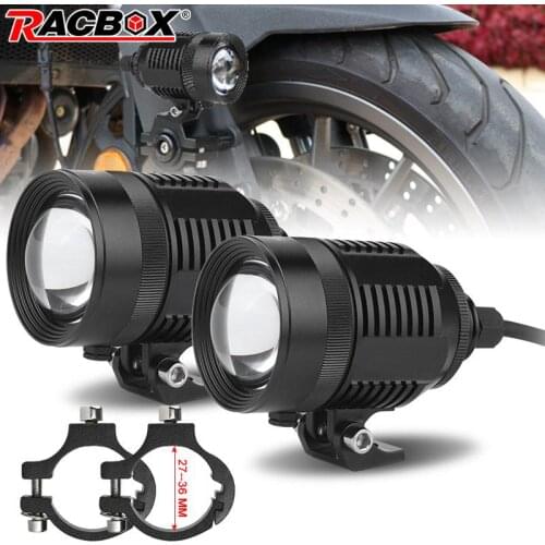 30W Motorcycle Spotlight Adjustable External Motorbike Spotlight Integrated LED Lamp Universal For Motorcycle ATV UTV Dirt Bike