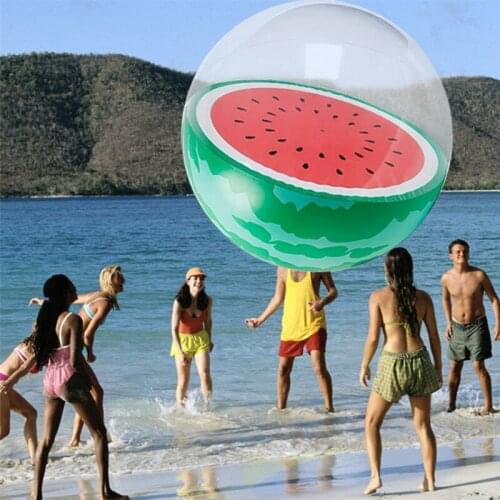Outdoor Toys Inflatable Beach ball PVC Water Balloons Fruit 3D Balls Summer Outdoor Game Swimming Toys bubble ball