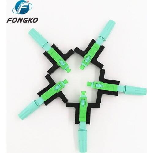High Quality 58MM SCAPC Single-Mode FTTH Fiber Optic Fast Quick Cold Connector