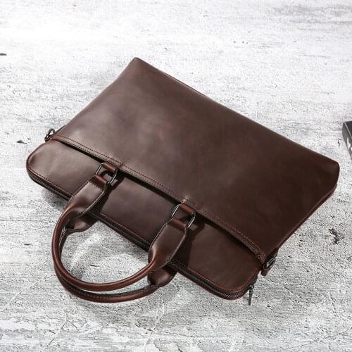 Xiao.p Fashion Mens High Quality Pu Leather Single Shoulder Messenger Bag CrossBody Bags Handbag Male Business Briefcase