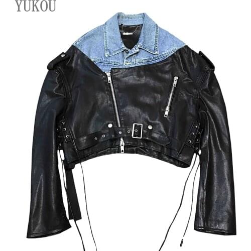YUKOU Womens Denim Jackets