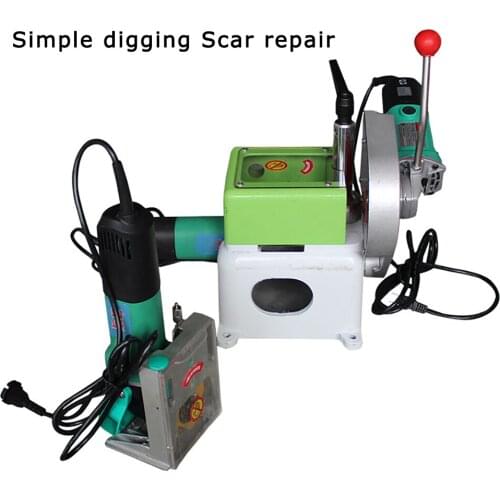 1 set Wood Knot Repairing Patching Machine Block Cutting Machine Simple patching machine repair machine