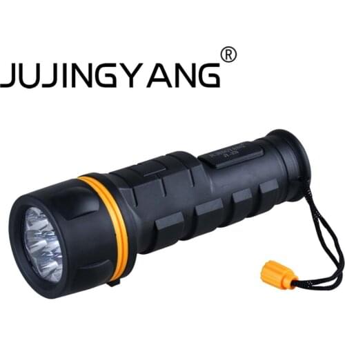 2 * D Battery Powered LED Flashlight Outdoor Camping Waterproof Flashlight Night Emergency Torch Light