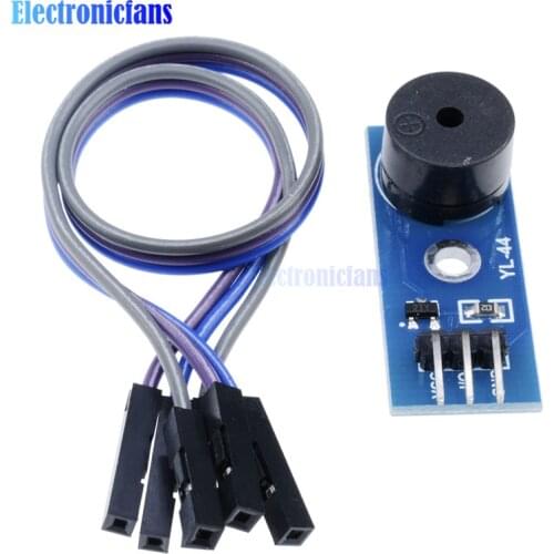 2 Set Passive Buzzer Module Alarm Sensor Beep Module For Arduino Smart Car 3.3V-5V I/O Interface Of SCM With DuPont Line