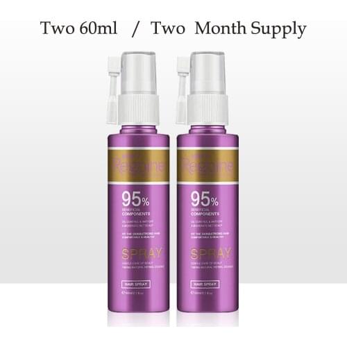 2Pcs Hair Growth Treatment Oil Anti Hair Loss Essence Fast Thick Hair Eyebrows Support Natural Healthy Hair Treatment for Women