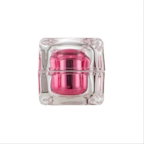 30g Acrylic Crystal Bottle High Grade Square Cosmetic Tool Luxury Cream Jar Skin Care Travel Empty Lotion Box 10pcs/lot