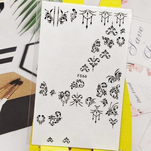 3D Nail Sticker Decals Cute Crystal Grass Design Nail Art Decorations Stickers Sliders Manicure Accessories Nails Decoraciones