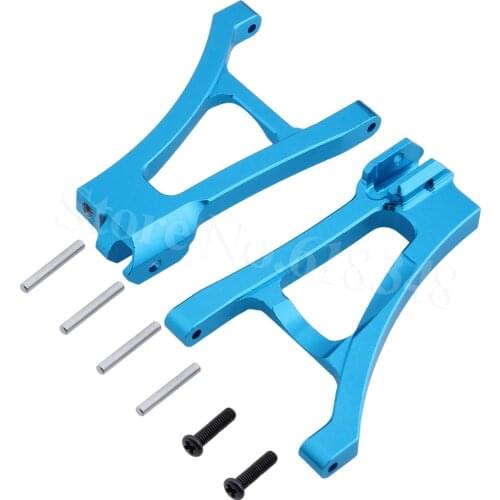 4-Pack Aluminum Front Suspension Arm Set Upper & Lower (L/R) For Traxxas 1/16 Slash 4WD RC Car 7031 Hop Up Parts A-Arms Upgrade