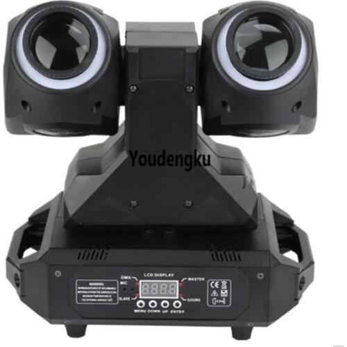 6 pieces 2 side 2x30W rgbw led mini beam wash moving head light double side led moving head light