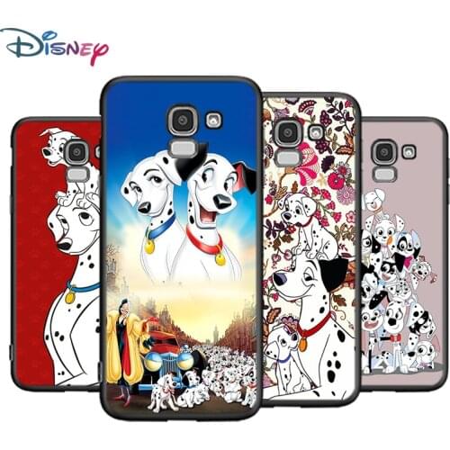Black Soft 101 Dalmatians Dog For Samsung Galaxy J8 J7 Duo J6 J5 Prime J4 Plus J3 J2 Core 2018 2017 2016 Phone Case