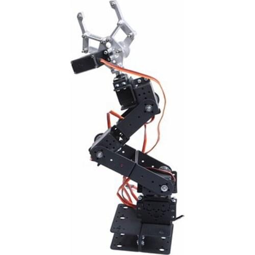 DIY 6-Axis Control Palletizing Robot Arm Model With Servos And Servo Arm Plate For Arduino UNO MEGA2560 Smart Robot Car