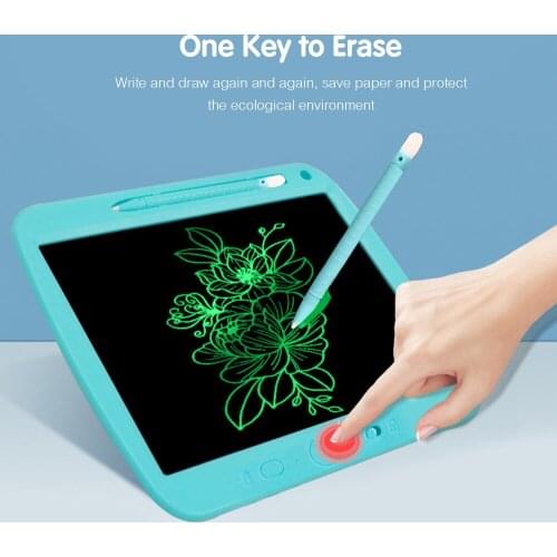 9 In LCD Writing Tablet Partly Erasable Pressure-sensitive Drawing and Writing Board Eye-protective Handwriting Paper Doodle Pad