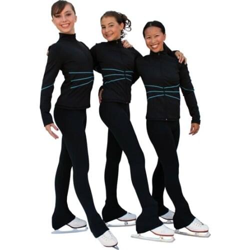 Hot Sales Figure Skating Suit - Black Fashion Figure Skating Clothes Competition SU2024