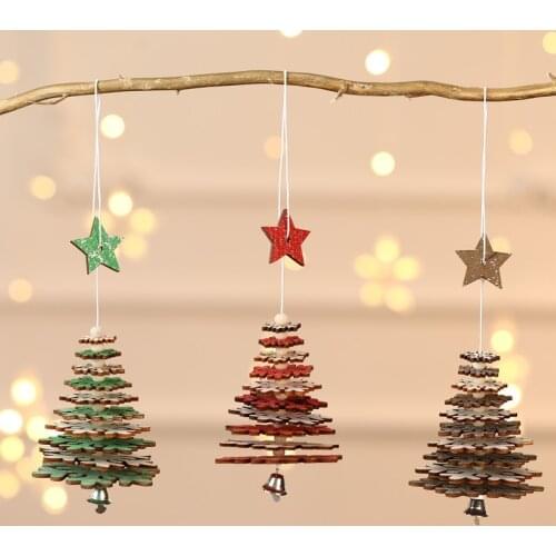 Деревянные новогодние украшения Ipopu China At AliExpress