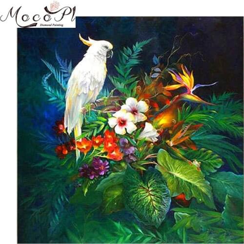Cartoon,Parrot,Diamond painting,Animal,Christmas,Full,Diamond Embroidery,Round/Square,Cross Stitch,Needlework,Mosaic,Gift,Decor