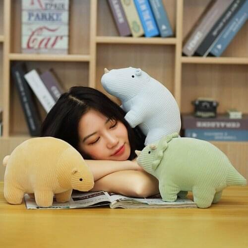 Soft Dinosaur Plush Toy Cartoon Animal Doll Stuffed Toys Cute Kids Pillows Birthday Gifts