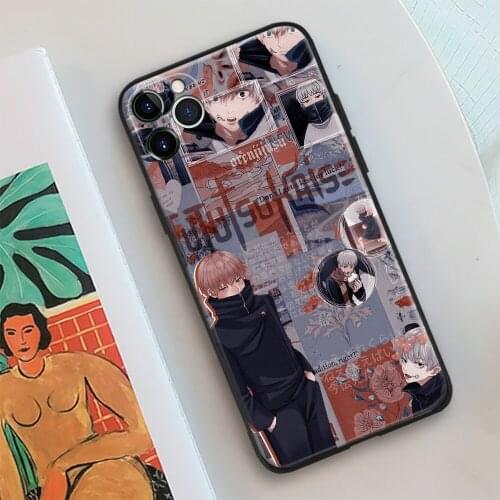 Toge Inumaki Jujutsu Kaisen Soft Silicone Glass Phone Case Cover Shell For IPhone SE 6 6s 7 8 Plus X XR XS 11 12 Mini Pro Max