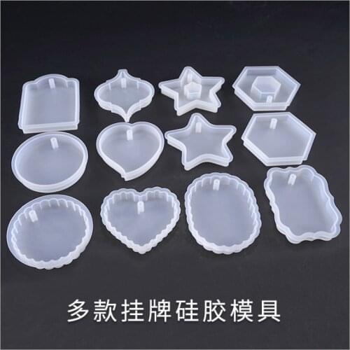New Transparent Silicone Mould Dried Flower Resin Decorative Craft DIY Pendant Mold epoxy resin molds for jewelry