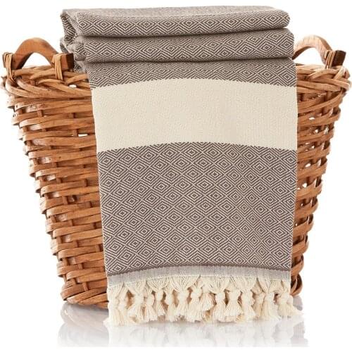 Depotel 100 Cotton Blanket Pike Seat Cover/Throw-Brown DSTR01