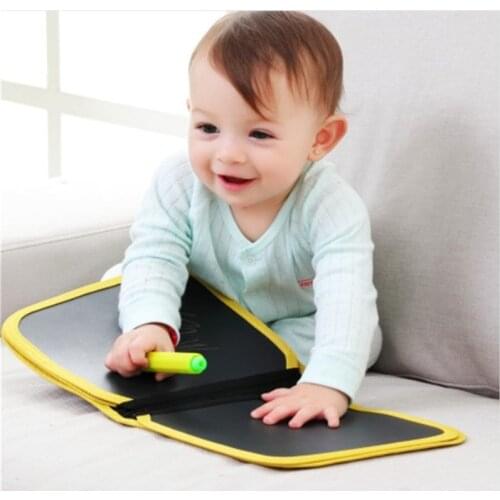 Portable Soft Chalk Drawing Board Baby DIY Drawing Book Coloring Book Water Chalk Kid Painting Blackboard