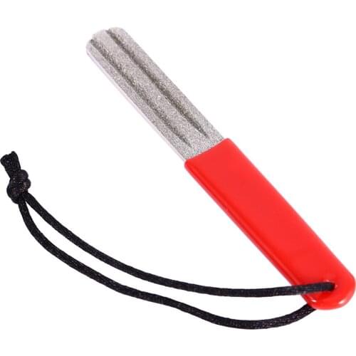 Fishing Accessory Dual Grooving Hook Sharpening Files Fishing Hook Stone For Sharpening Grooves Honing Hook Bottom And Point