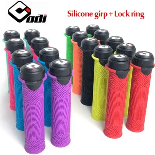 Odi Silicone Bicycle Grips 1pair Mountain Bike Handlebar Grips Soft Touch Bike Handle Cover Grip Free Bar Plug MTB Accessories