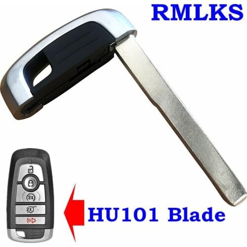 Uncut Prox Smart Key Blade Blank Replacement Emergency Insert For Ford Fusion F series Smart Emergency Key