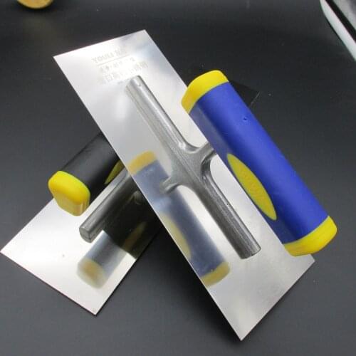 Aluminum alloy pusher stainless steel knife batch wall putty paint tool plaster elastic mud plate knife oil gray knife
