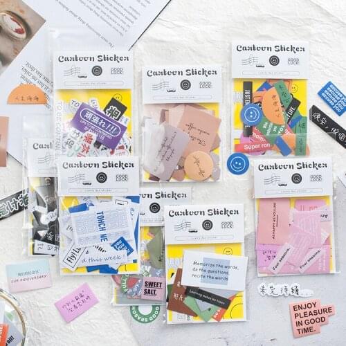 30 X Vintage Writable Sealing sticker Lovely day decoration paper sticker decoration DIY album diary scrapbooking label sticker