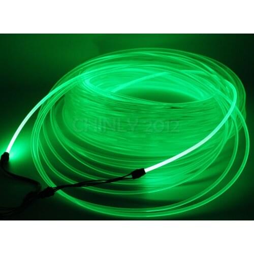 50m/lot 6.0mm Side Glow PMMA Fiber Optic Cable for car use home use Decorative outline